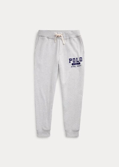 Joggers Polo Ralph Lauren Hombre Grises - Fleece Graphic - IMQPL0218